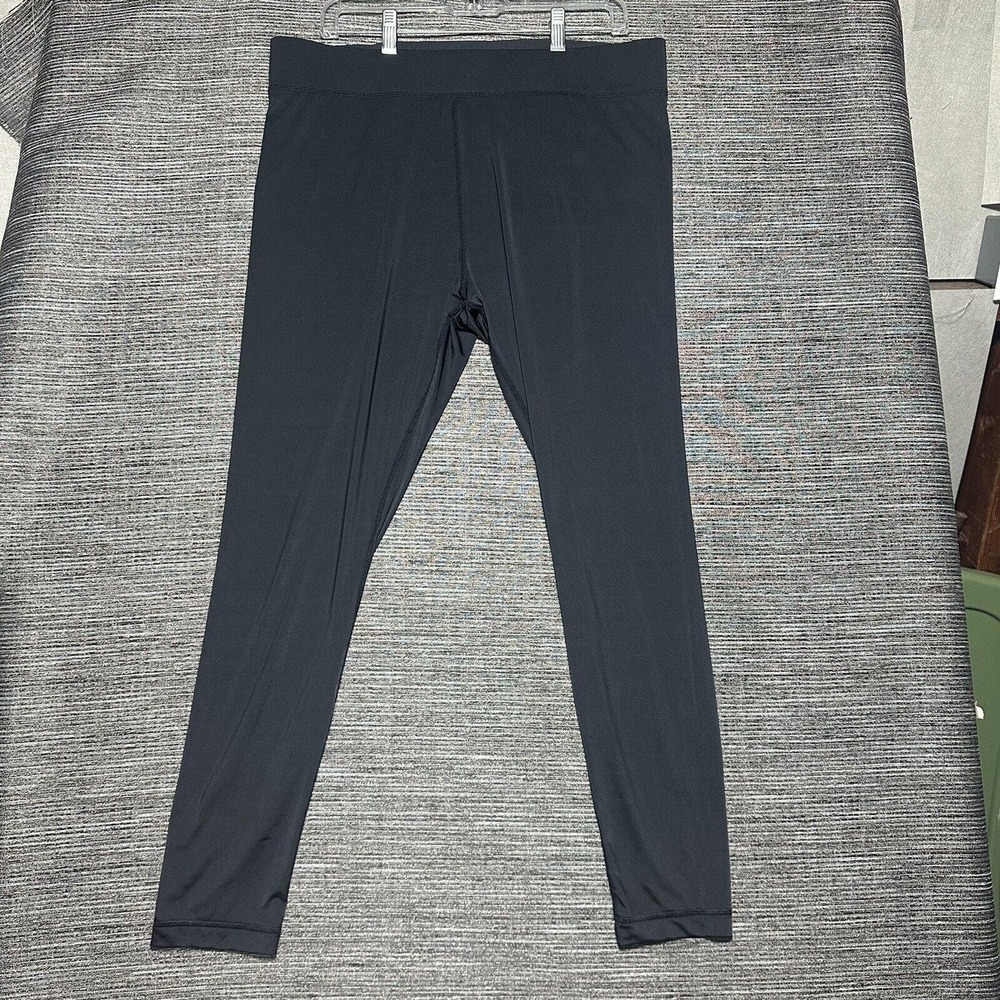 Lands’ End Active Crop Yoga Pants Womens Size Large (14-16) Black